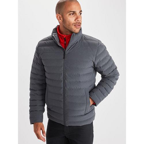 Marmot Perry Jackets - Mens Down Jacket Grey CA1906487 Canada